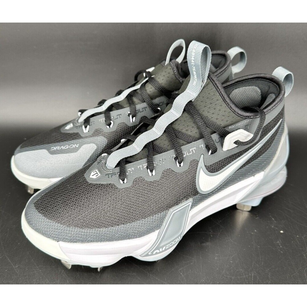 Nike Force Zoom Trout 9  Baseball Black Cleats FB2907-001 - Men's Size 7.5